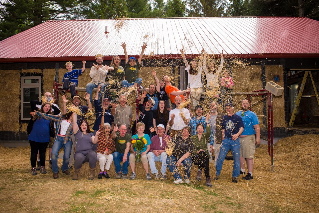 Wheeling Straw Bale Workshop Participants